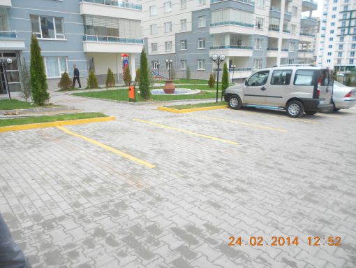  SİTEMİZİN OTOPARK ÇİZGİ ÇALIŞMASI